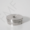Buy FMF End Caps Threaded for Round Handrails to complete your railing project. These wall-mounted threaded end caps are compatible with 42.4 MM round handrail tubes. They come with a hole in the center to install it with a wall mounting screw. FMF Glass Hardware end caps are designed to provide a streamlined look to the handrails. Our components are easy to assemble and flexible enough to suit any project requirements. Made of Stainless Steel, the end caps provide durability, strength and resistance to corrosion for several years. They are perfect for modern architectural projects such as the installation of handrails on balconies, porches, staircases, etc.