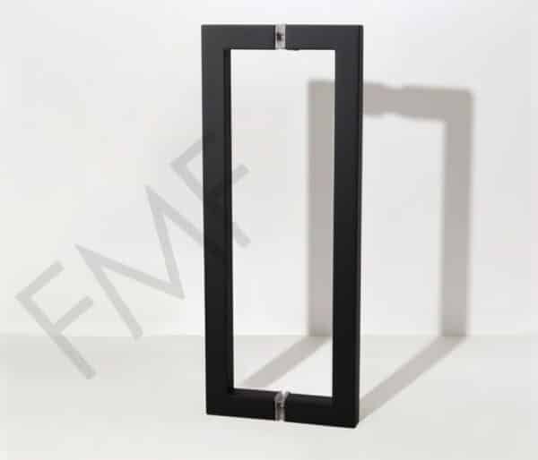 Square Series Pull Handle - Matte Black, 12"
