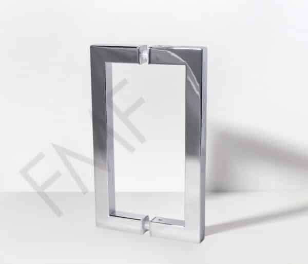 Square Series Pull Handle - Chrome, 8"