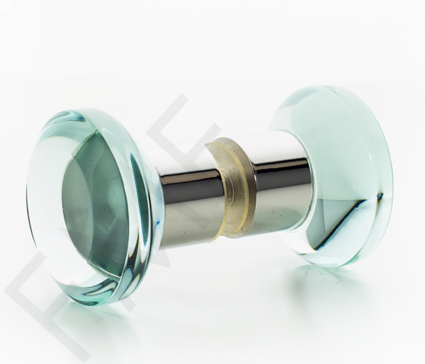 If you are looking for Glass Doorknobs that enhance the all-glass look of your shower enclosures, you are in the right place. FMF glass doorknobs are the perfect choice for updating your frameless shower enclosures. With a beautiful and classic glass design, these glass doorknobs fit well with frameless shower enclosures. These doorknobs stand out from the rest due to their rich appearance. The back-to-back doorknobs can be installed on both sides of the shower door. Their construction in Solid Brass gives a tough grip to open and close the shower door, complemented by the shiny look of the glass.
