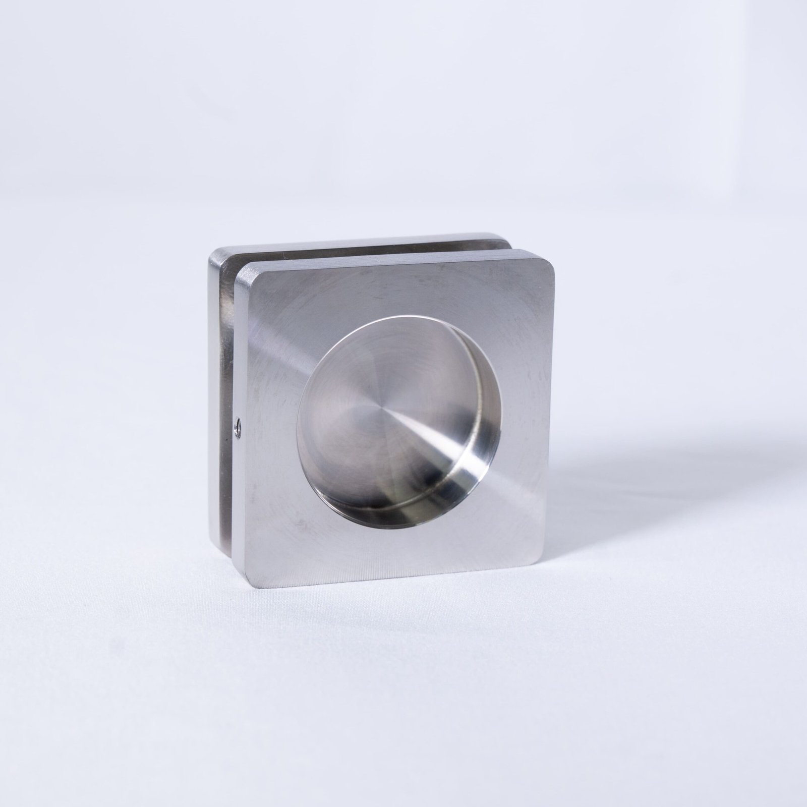 Square Sliding Door Knob - Chrome