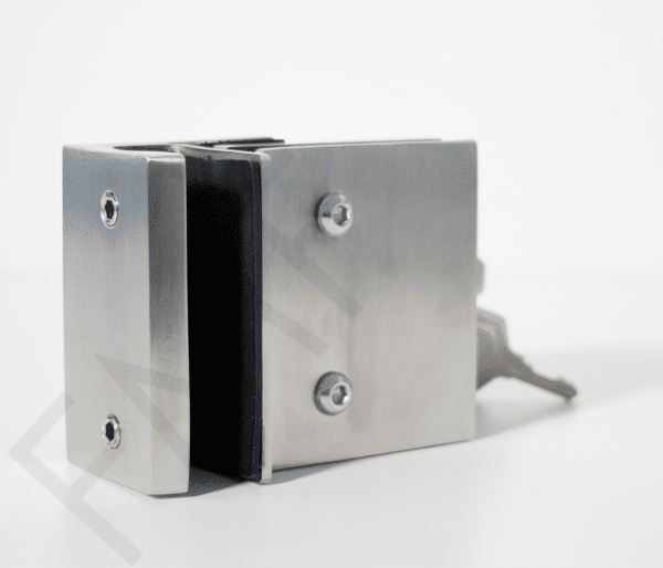 90° Left Open Glass-to-Glass Fence Lock