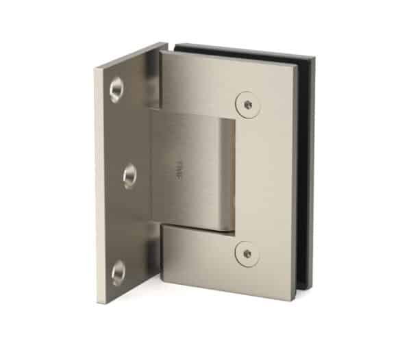 Full Plate Wall Mount Hinge - Brushed Nickel