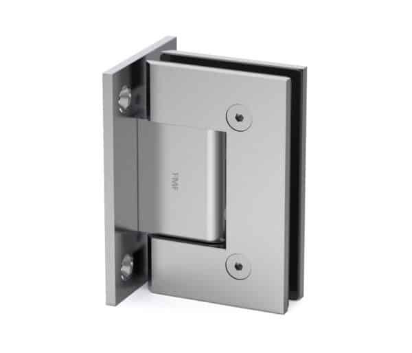 Full Plate Wall Mount Hinge - Chrome