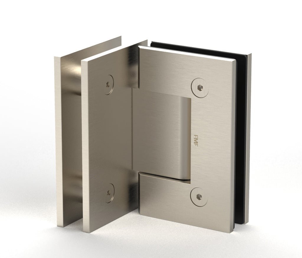 90° Heavy Duty Glass-to-Glass Hinge