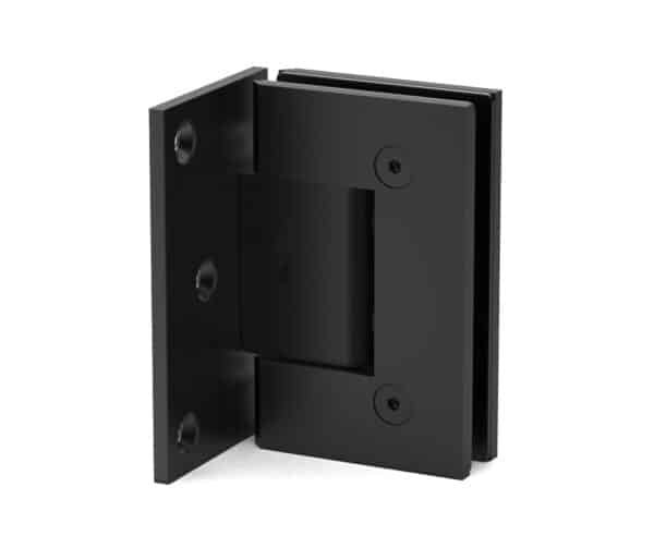 Offset Wall Mount Hinge - Matte Black