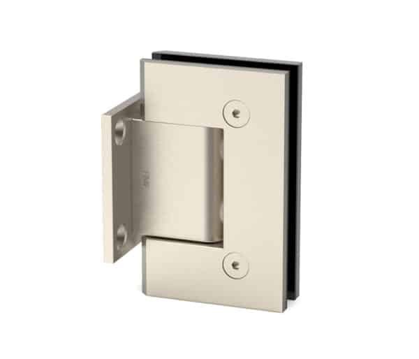 Short Plate Wall Mount Hinge - Brushed Nickel