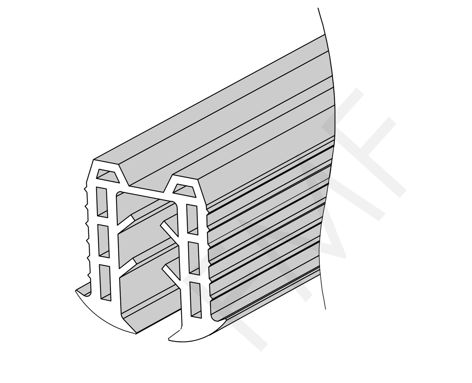 Cap-Rail Gasket