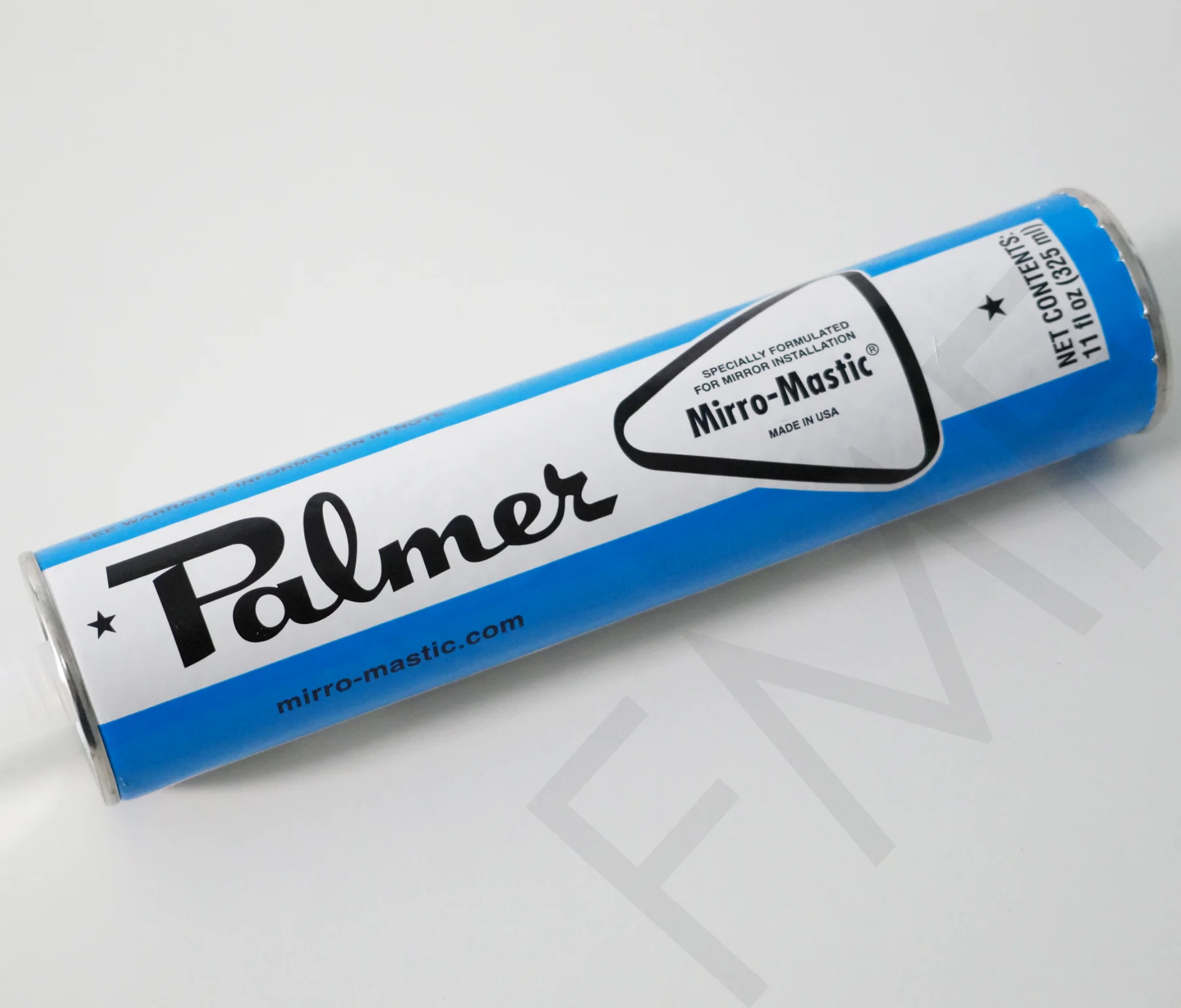 Buy Palmer Mirror-Mastic from FMF to adhere plate glass mirrors to various substrates. It is applicable to major brands of a mirror. It will allow easy installation of glass mirrors preventing any damage to mirror silvering. It is capable of absorbing normal vibration to the mirrors and encourages movement owing to the thermal changes. They are also used as an additional safety backup. It is an essential adhesive for mirror installations.