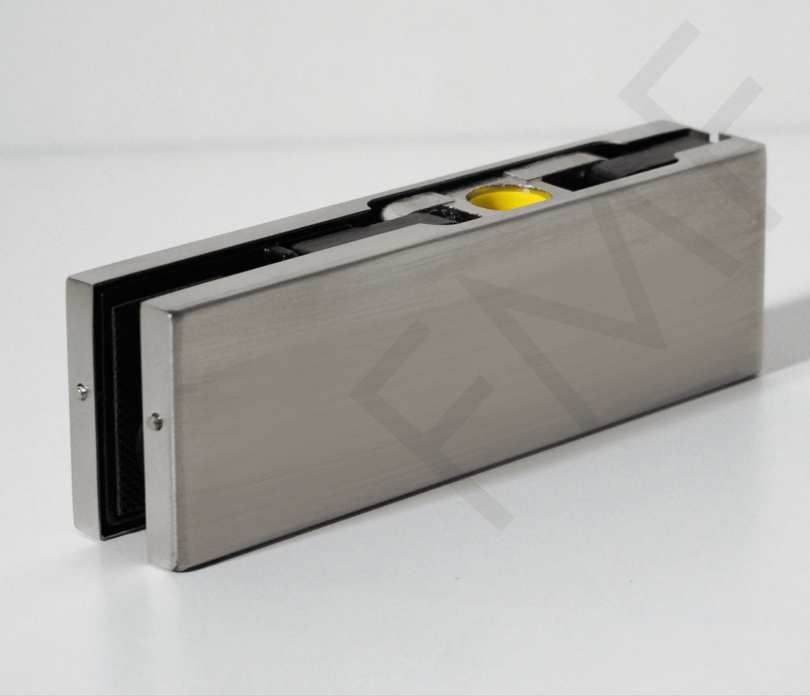 Top Door Patch Fitting – Brushed Stainless