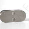 180° Round Glass-to-Glass Railing Bracket