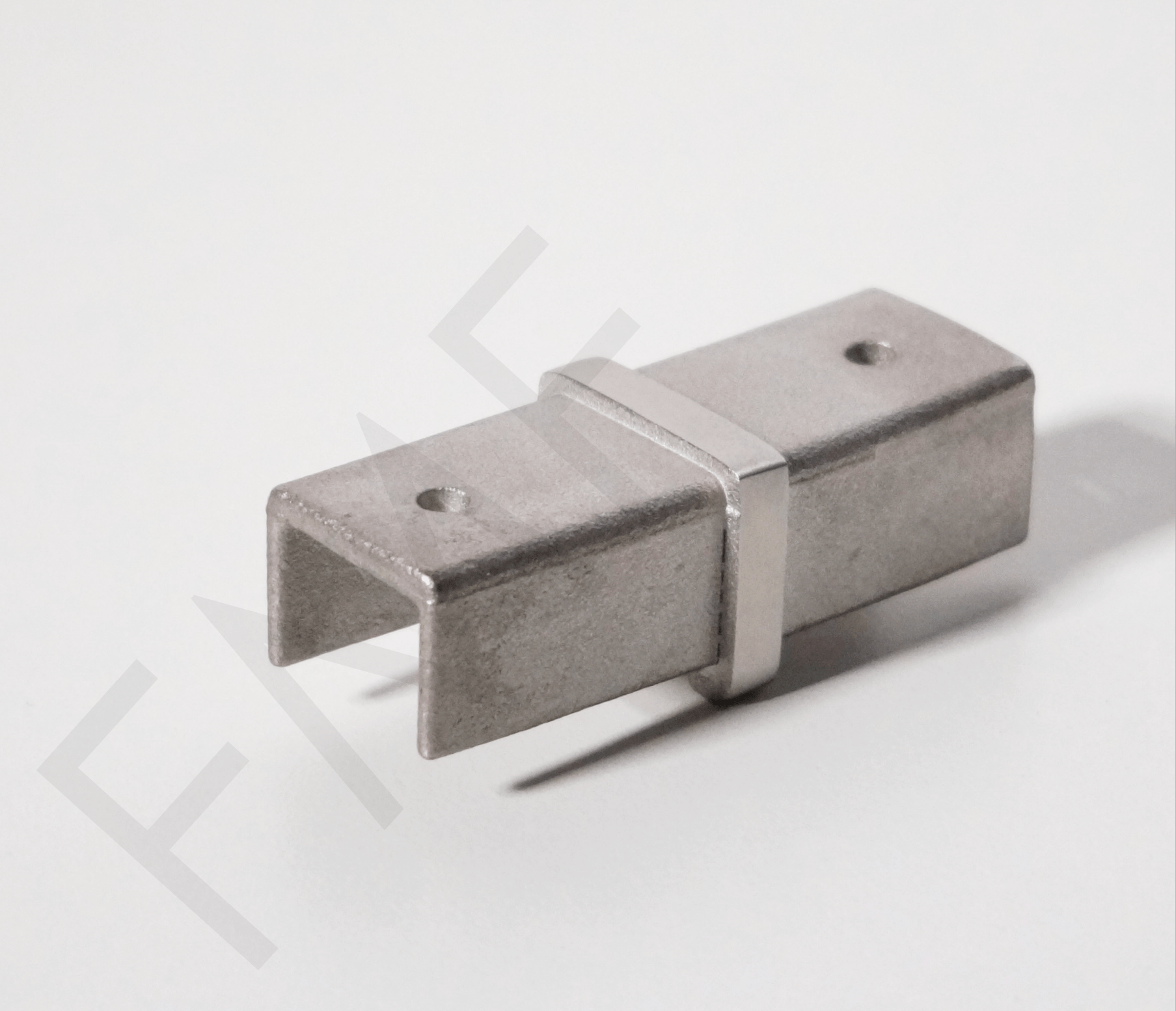 Straight Connecter for Square Cap 25x21mm Handrail