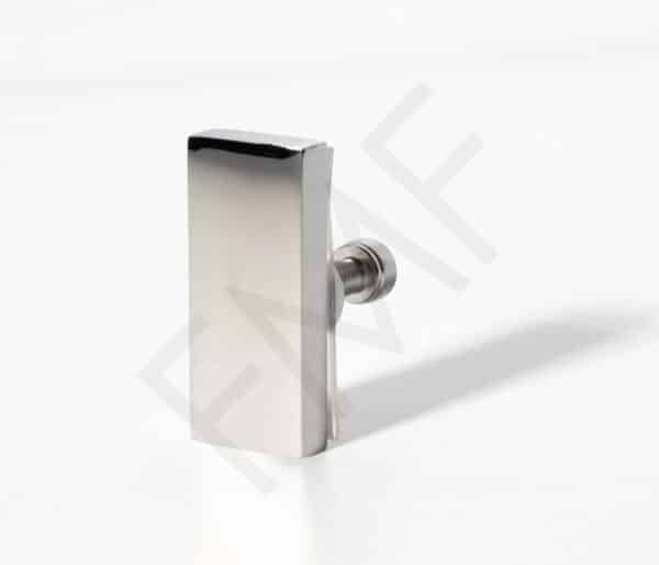 90° Glass Adaptor - Chrome