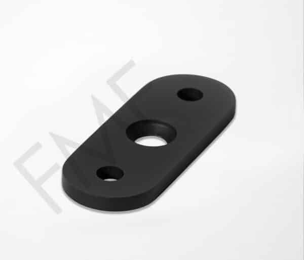180° Flat Saddles - Matte Black