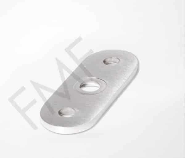 180° Flat Saddles - Brushed Stainless