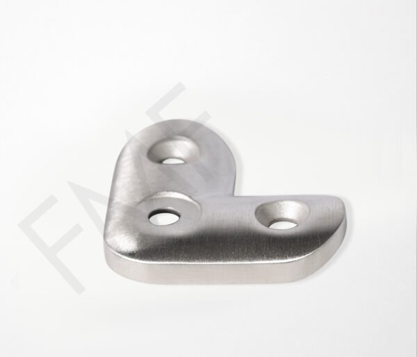 90° Curved Saddles - Brushed Stainless