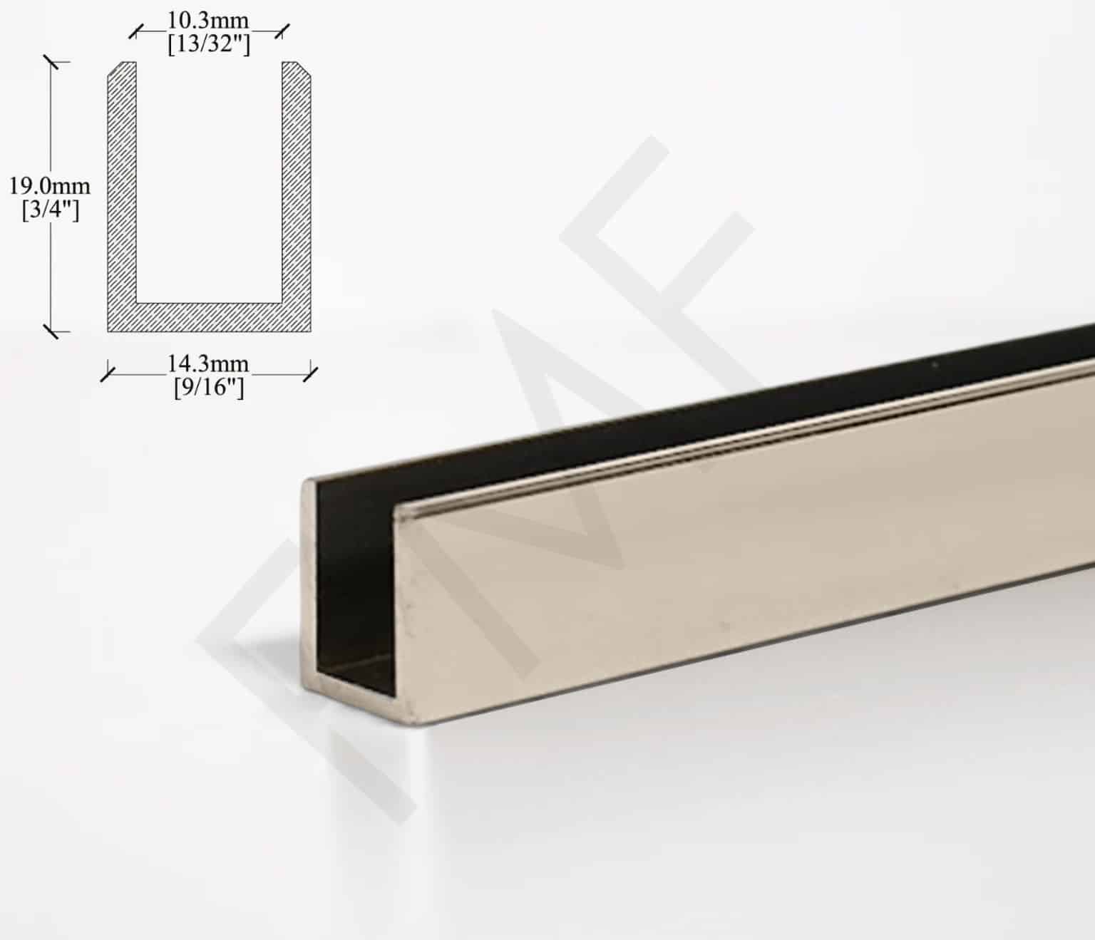 10MM Standard U-Channel
