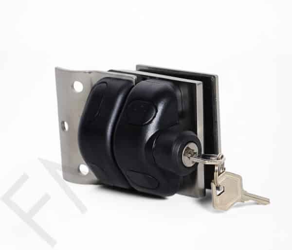 Round Post Glass Fence Lock