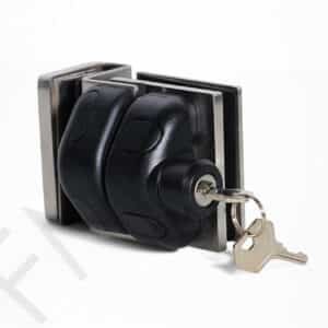 90° Right Open Glass-to-Glass Fence Lock