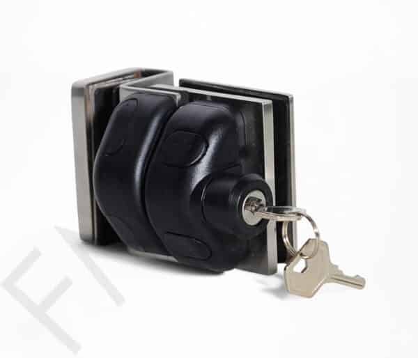 90° Right Open Glass-to-Glass Fence Lock