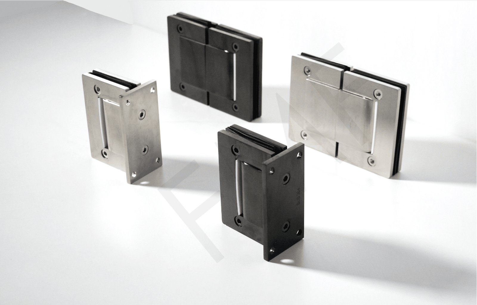 Minimalistic and elegant hydraulic hinges for seamless movement of the door
