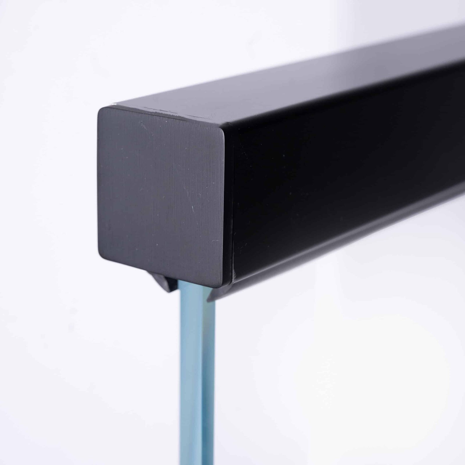 40x40MM Square Cap-Handrail - Matte Black