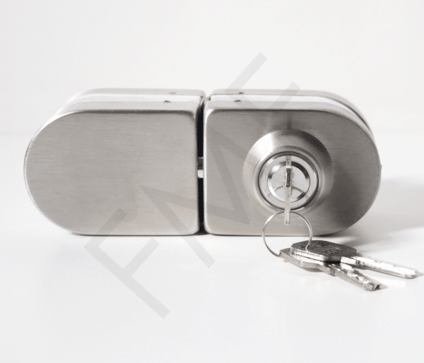 402 Series Glass Door Locks - Brushed Stainless, Glass-Glass