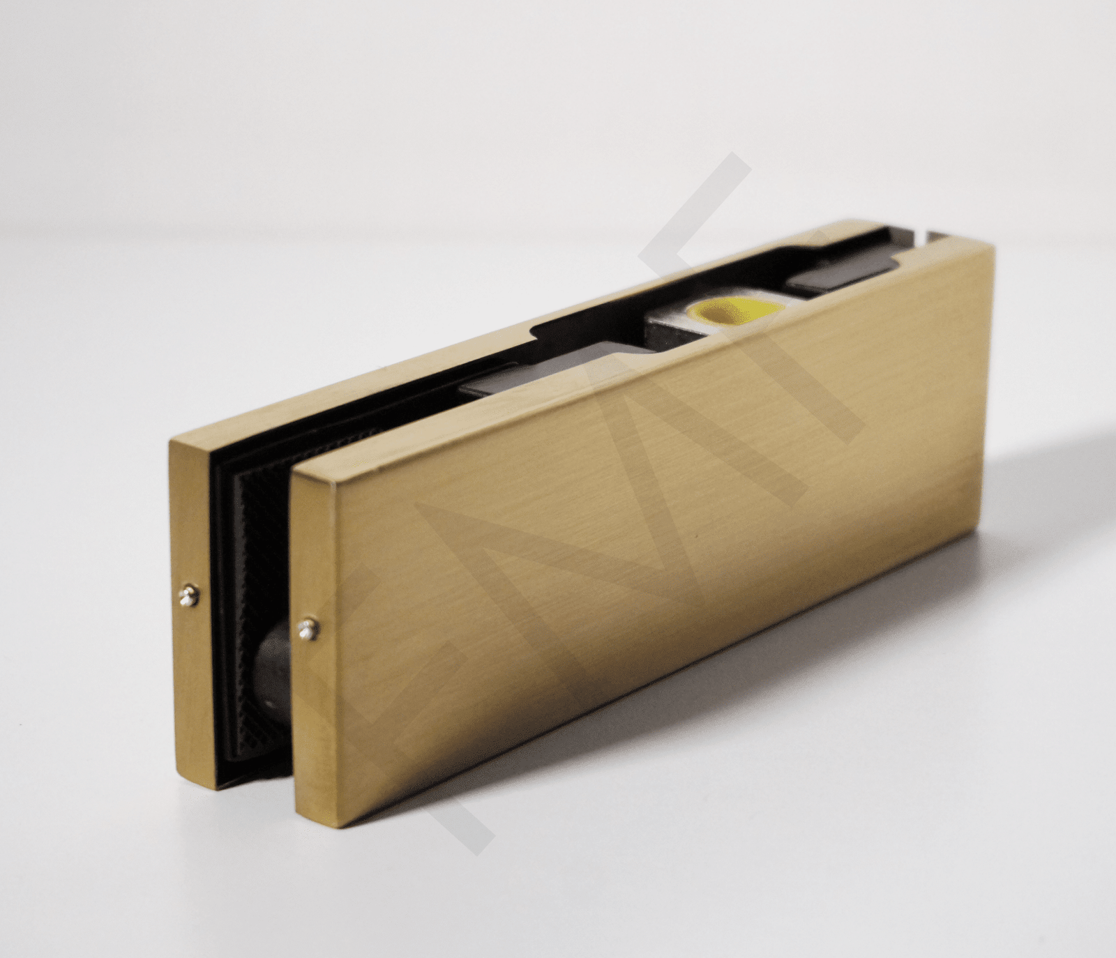 Top Door Patch Fitting – Satin Brass
