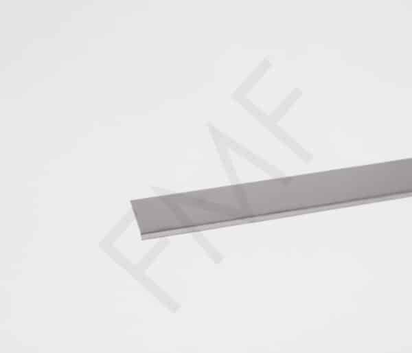 Aluminum Flat Bar - Brushed Nickel