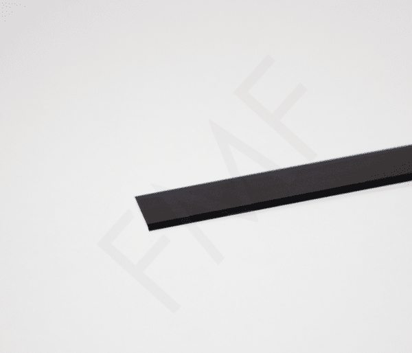 Aluminum Flat Bar - Matte Black