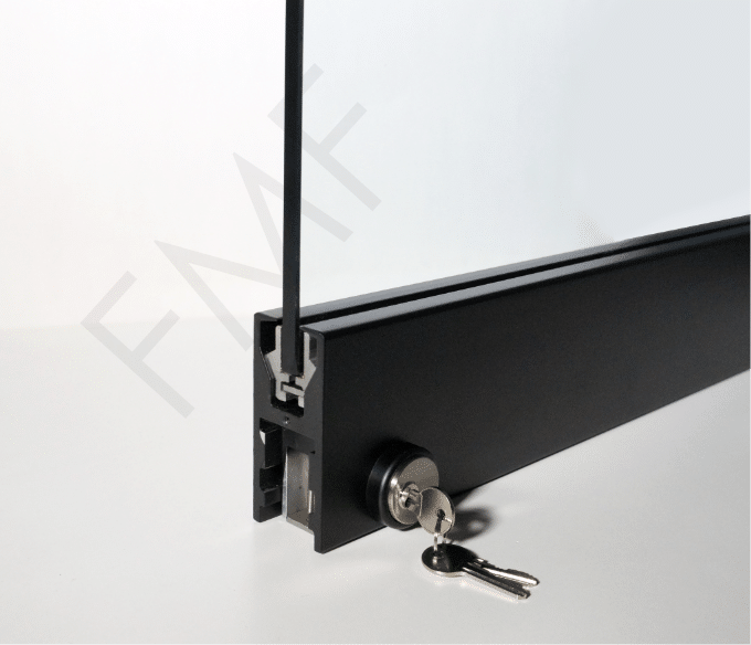 4″ Commercial Bottom Door Rail 38