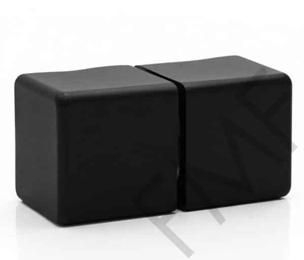 Cube Door Knob - Matte Black