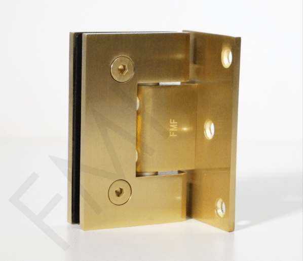 Heavy Duty Offset Wall Mount Hinge - Satin Brass
