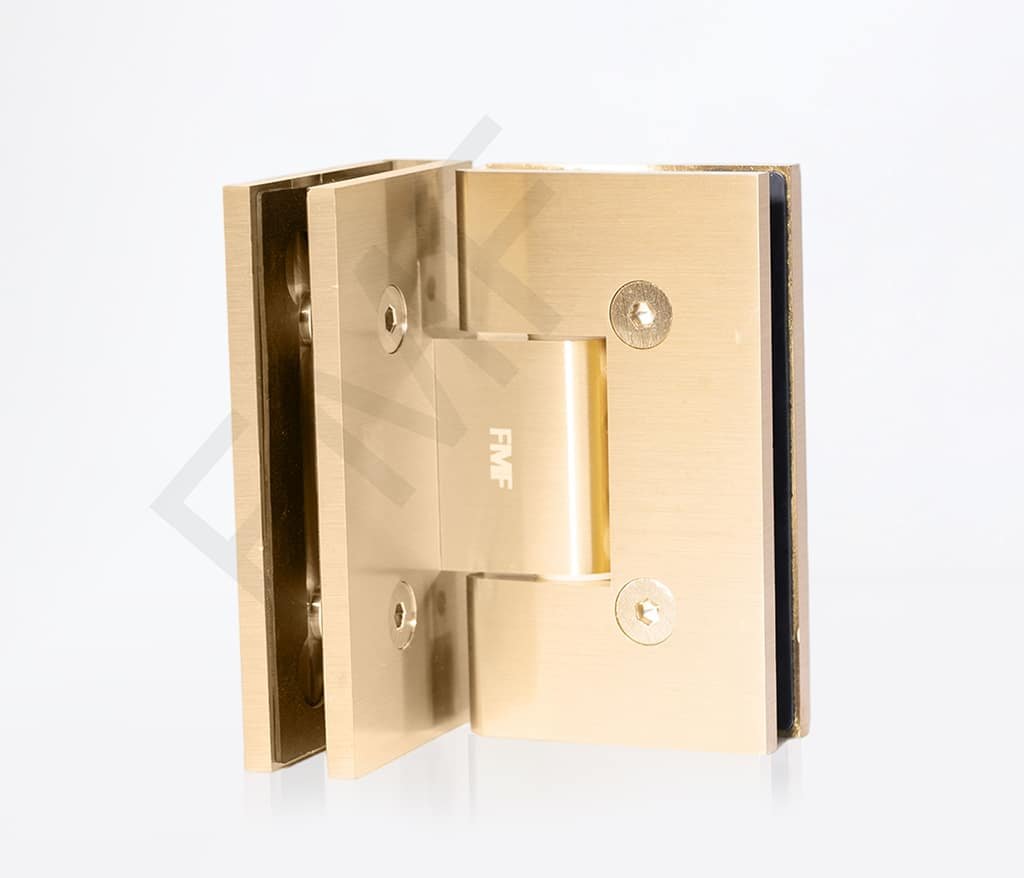 90° Heavy Duty Glass-to-Glass Hinge