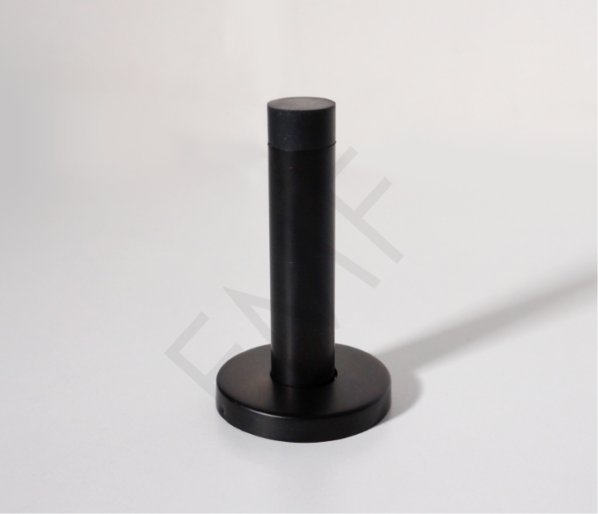 Pin Style Door Stopper - Matte Black