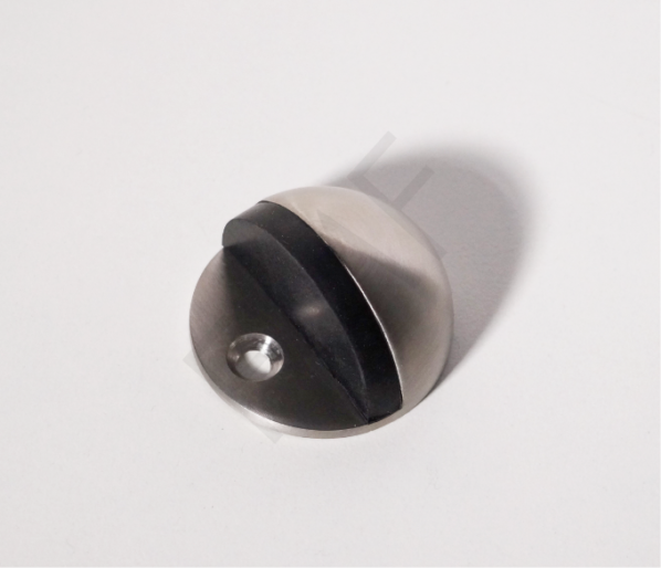 Semi-Circle Door Stopper - Brushed Stainless