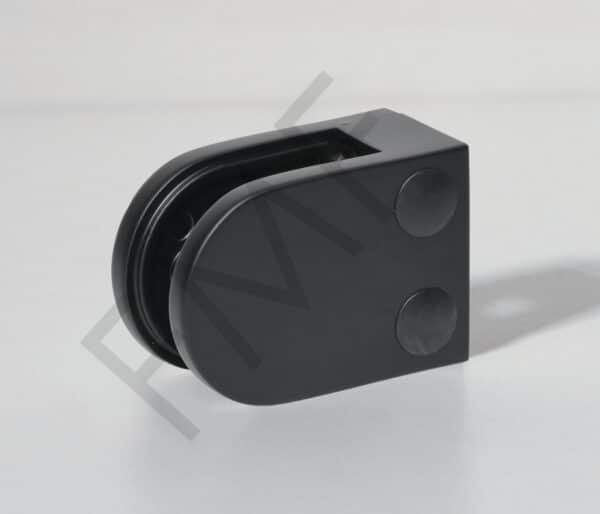 68MM Glass Railing Clamp - Flat Base - Matte Black