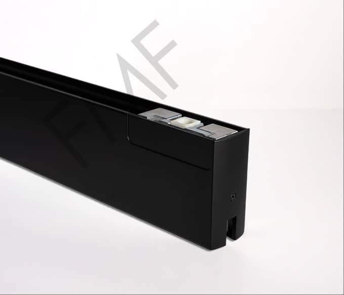 4" Commercial Top Door Rail