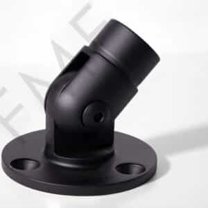 Flexible Base Mount for 38.1mm Ø Handrail - Matte Black
