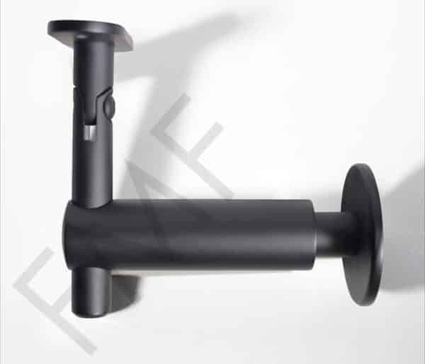 Extendable Wall Mount Handrail Bracket - Matte Black
