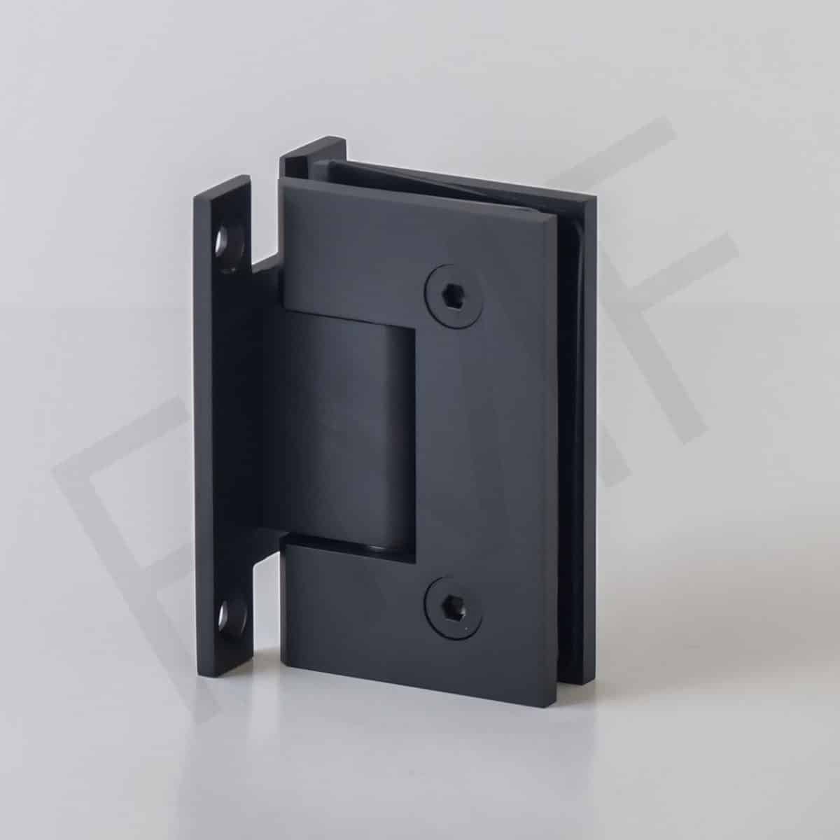 Standard H-Plate Wall Mount Hinge – Matte Black