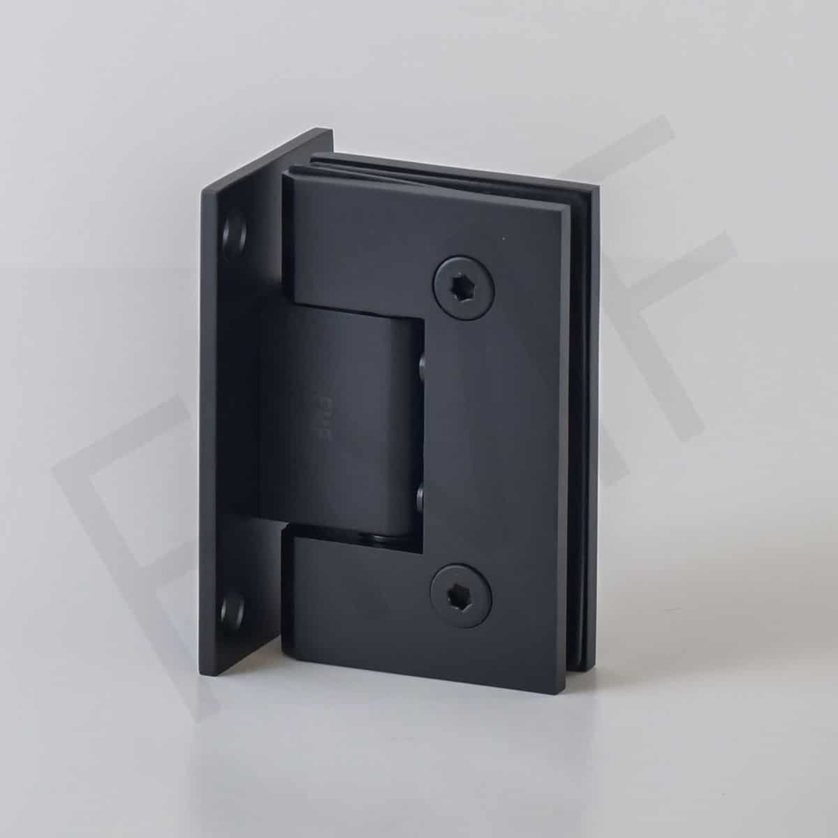 Full Plate Wall Mount Hinge - Matte Black