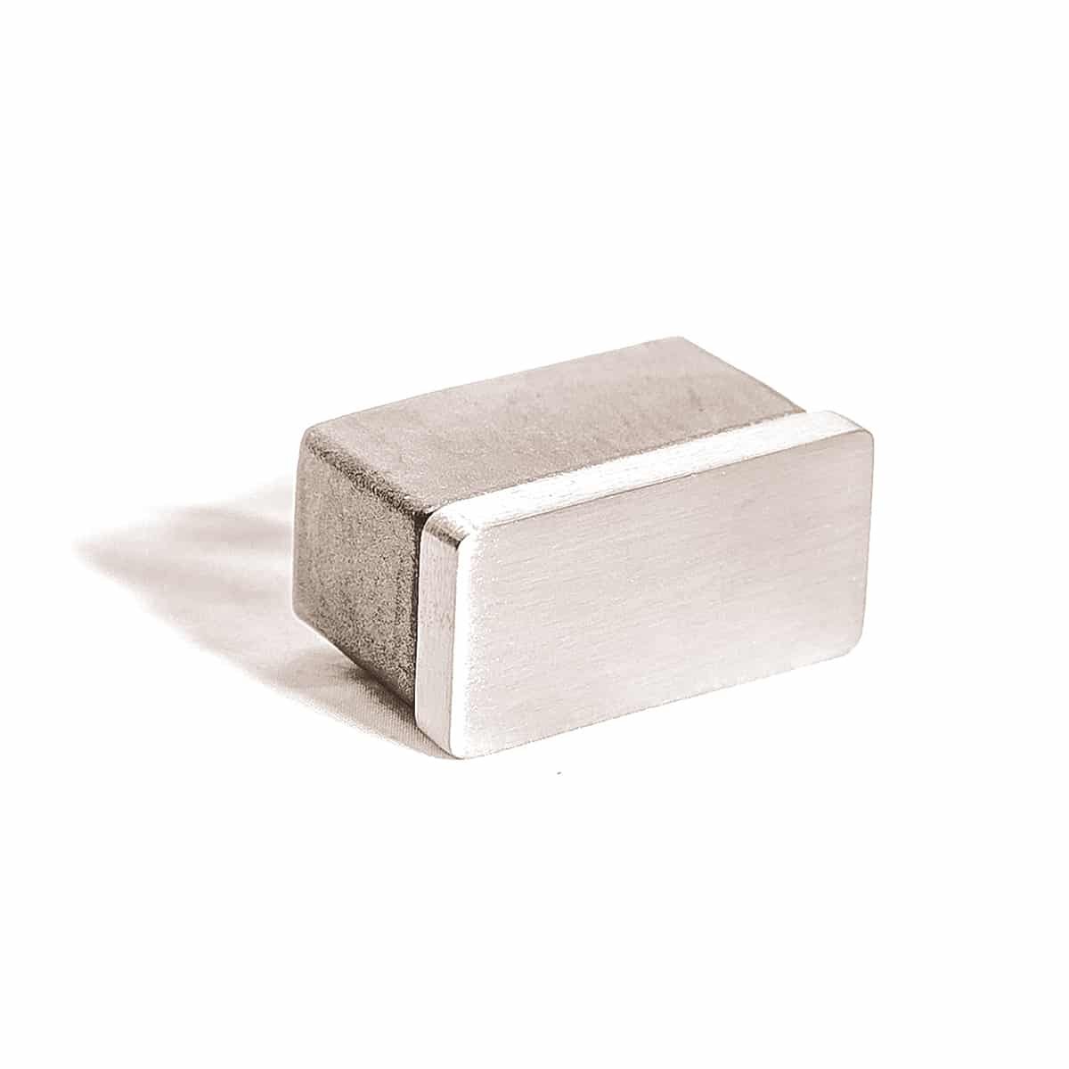 End Cap for 50x25mm Rectangle Handrail - Brushed Stainless
