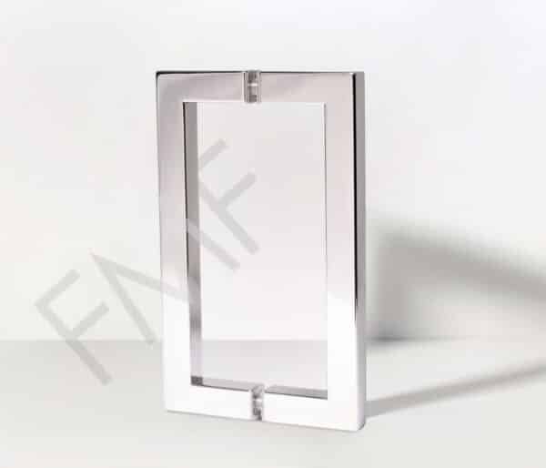 Square Series Pull Handle - Polished Nickel, 8"