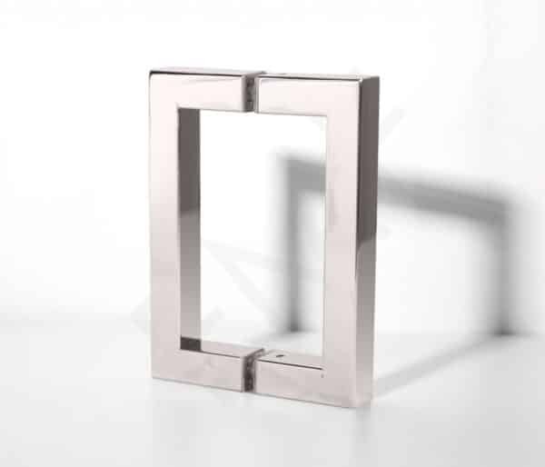 Square Series Pull Handle - Polished Nickel, 6"