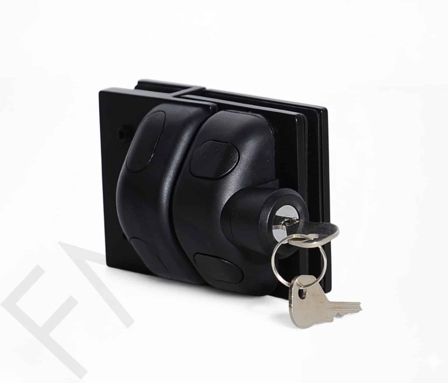 180° Left Open Glass-to-Glass Fence Lock