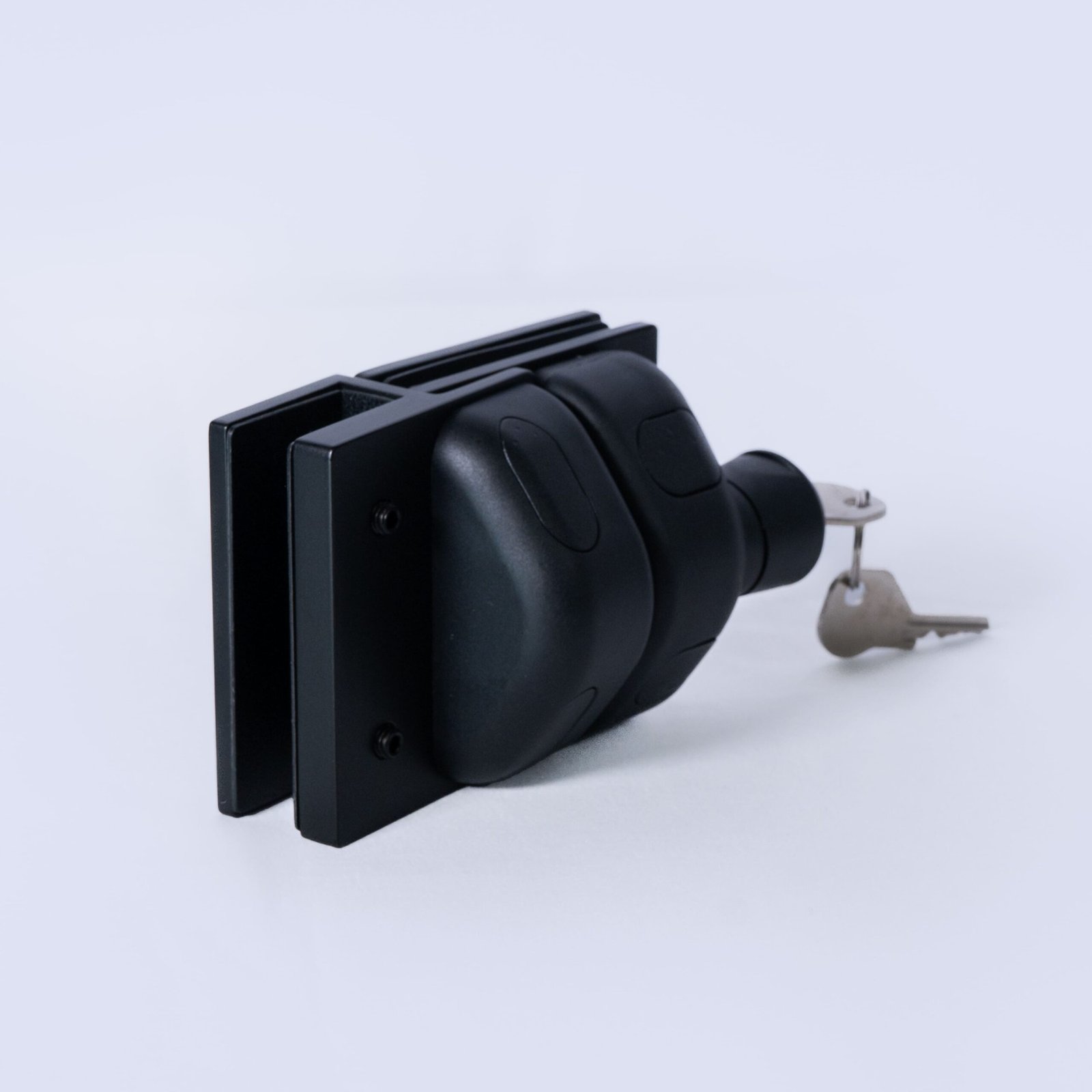 180° Left Open Glass-to-Glass Fence Lock - Matte Black