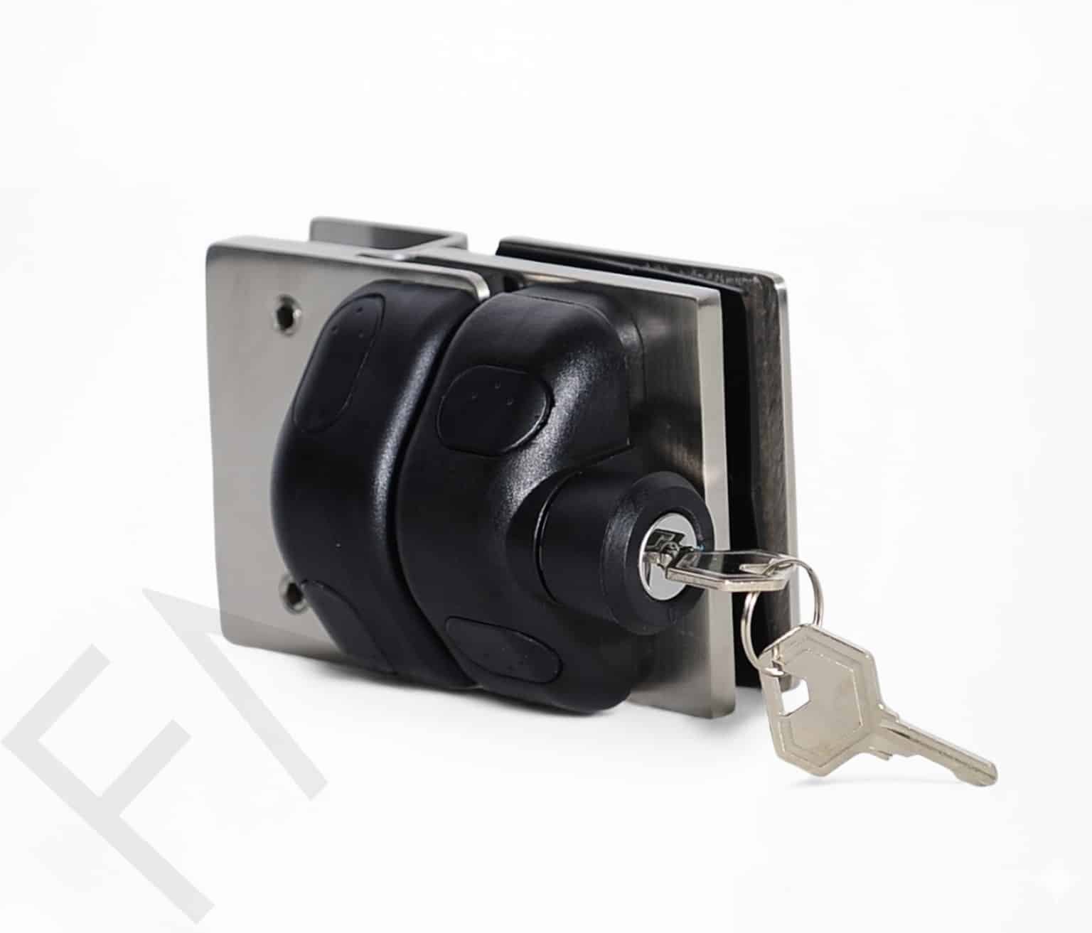 180° Left Open Glass-to-Glass Fence Lock