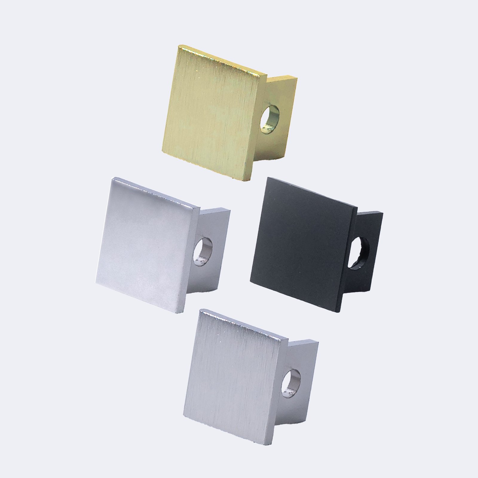 End Cap for 12mm Glass U-Channel
