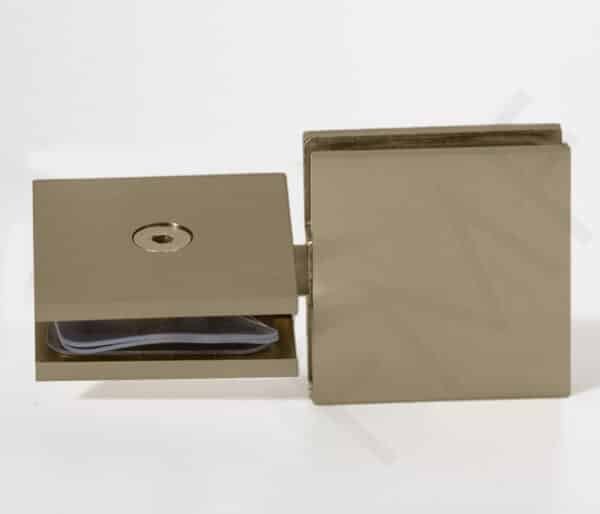 Transom Glass Clamp - Brushed Bronze